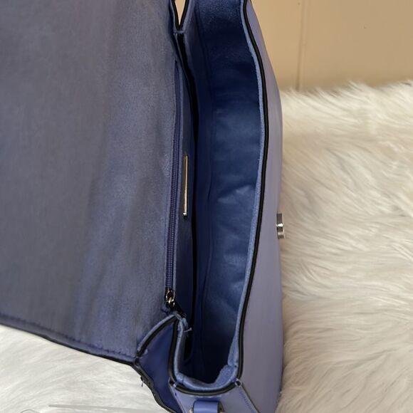 NWT Steve Madden (Ginevra) Lock/Satchel Crossbody - Purple - Picture 12 of 12